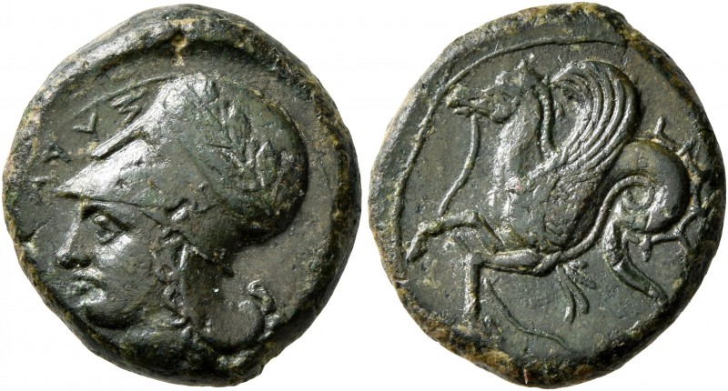 SICILY. Syracuse. Dionysios I , 405-367 BC. Litra (Bronze, 19 mm, 5.88 g, 6 h). ...