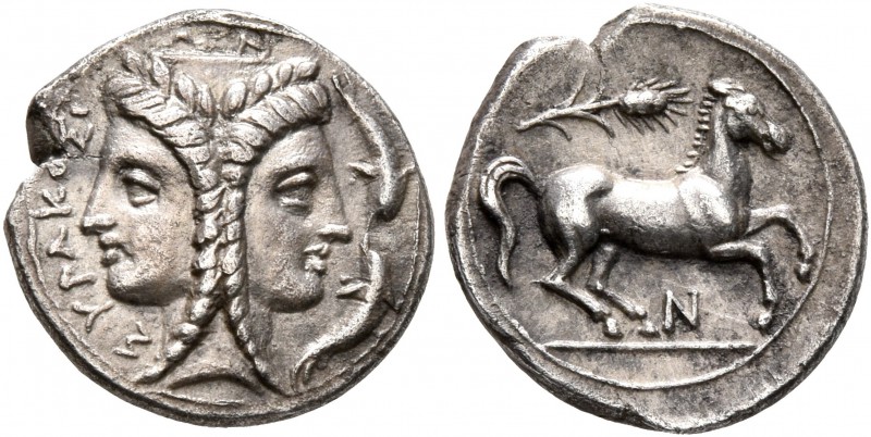 SICILY. Syracuse. Timoleon and the Third Democracy , 344-317 BC. Dilitron (Silve...