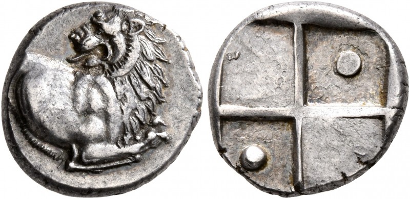 THRACE. Chersonesos. Circa 386-338 BC. Hemidrachm (Silver, 12 mm, 2.28 g). Forep...