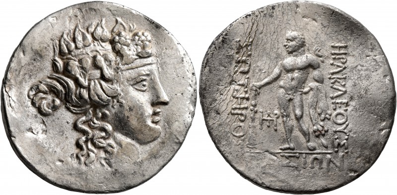 ISLANDS OFF THRACE, Thasos. Circa 148-90/80 BC. Tetradrachm (Silver, 32 mm, 16.6...