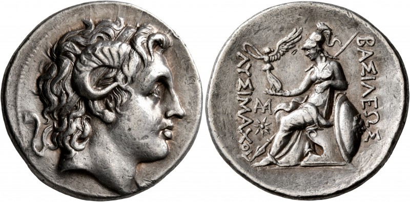 KINGS OF THRACE. Lysimachos, 305-281 BC. Tetradrachm (Silver, 30 mm, 17.04 g, 1 ...