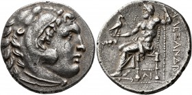 KINGS OF MACEDON. Alexander III ‘the Great’, 336-323 BC. Tetradrachm (Silver, 29 mm, 16.37 g, 12 h), Parion, circa 280-275. Head of Herakles to right,...