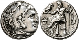 KINGS OF MACEDON. Alexander III ‘the Great’, 336-323 BC. Drachm (Silver, 16 mm, 4.27 g, 12 h), Magnesia ad Maeandrum, struck by Menander or Kleitos, c...