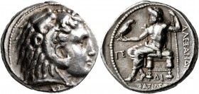 KINGS OF MACEDON. Alexander III ‘the Great’, 336-323 BC. Tetradrachm (Silver, 26 mm, 17.06 g, 12 h), Salamis, struck by Demetrios I Poliorketes, circa...