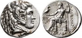 KINGS OF MACEDON. Alexander III ‘the Great’, 336-323 BC. Tetradrachm (Silver, 27 mm, 17.18 g, 6 h), Babylon, struck under Seleukos I, circa 311-300 BC...