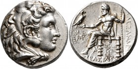 KINGS OF MACEDON. Alexander III ‘the Great’, 336-323 BC. Tetradrachm (Silver, 25 mm, 17.14 g, 7 h), Babylon, struck under Seleukos I, circa 311-300 BC...