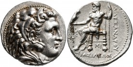 KINGS OF MACEDON. Alexander III ‘the Great’, 336-323 BC. Tetradrachm (Silver, 26 mm, 17.15 g, 12 h), Babylon, struck under Seleukos I, circa 311-300 B...