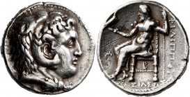 KINGS OF MACEDON. Philip III Arrhidaios, 323-317 BC. Tetradrachm (Silver, 26 mm, 17.05 g, 9 h), Babylon, struck by Archon, Dokimos, or Seleukos I, cir...