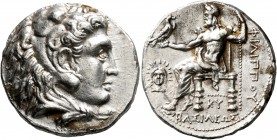 KINGS OF MACEDON. Philip III Arrhidaios, 323-317 BC. Tetradrachm (Silver, 28 mm, 17.22 g, 10 h), Babylon, struck under Archon, Dokimos, or Seleukos I....