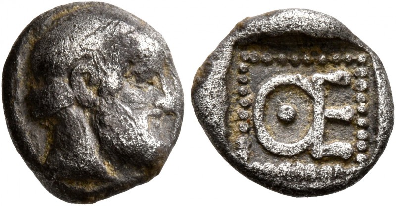 IONIA. Magnesia ad Maeandrum. Themistokles , circa 465-459 BC. Trihemiobol (Silv...