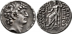 SELEUKID KINGS OF SYRIA. Philip I Philadelphos, circa 95/4-76/5 BC. Tetradrachm (Silver, 27 mm, 15.83 g, 1 h), uncertain mint in Cilicia (Tarsus?), ci...