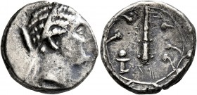 PTOLEMAIC KINGS OF EGYPT. Berenike I or II, circa mid 3rd century BC. Didrachm (Silver, 18 mm, 6.34 g, 6 h), Kyrene. Diademed and draped bust of Beren...
