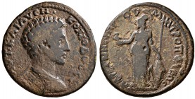 CILICIA. Tarsus. Commodus , 177-192. Diassarion (?) (Bronze, 28 mm, 12.08 g, 12 h), 177-180. ΑΥΤ ΚΑΙ ΑΥΡΗ ΚΟΜΟΔΟС СЄ Bare-headed and cuirassed bust of...