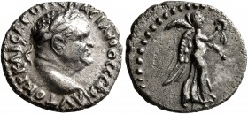 CAPPADOCIA. Caesaraea-Eusebia. Vespasian , 69-79. Hemidrachm (Silver, 14 mm, 1.79 g, 1 h). AYTOKP KAICAP OYЄCΠACIANOC CЄBA Laureate head of Vespasian ...