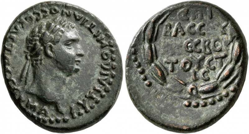 CAPPADOCIA. Caesaraea-Eusebia. Domitian , 81-96. Diassarion (Orichalcum, 21 mm, ...