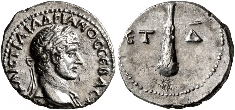 CAPPADOCIA. Caesaraea-Eusebia. Hadrian , 117-138. Hemidrachm (Silver, 15 mm, 1.7...
