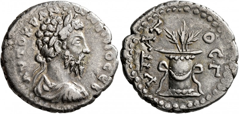 CAPPADOCIA. Caesaraea-Eusebia. Marcus Aurelius , 161-180. Tridrachm (Silver, 25 ...