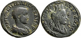 SYRIA, Seleucis and Pieria. Antioch. Philip II , as Caesar, 244-247. Tetrassarion (Orichalcum, 30 mm, 20.22 g, 1 h). MAP IOYΛI ΦIΛIΠΠOC KAICAP Bare-he...