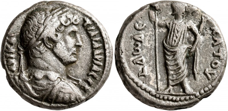 EGYPT. Alexandria. Hadrian , 117-138. Tetradrachm (Billon, 23 mm, 12.60 g, 11 h)...