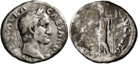 Galba, 68-69. Denarius (Silver, 19 mm, 2.96 g, 6 h), Rome. IMP [SER G]ALBA CAESAR AVG Laureate and draped bust of Galba to right. Rev. DIVA AVGVSTA Li...