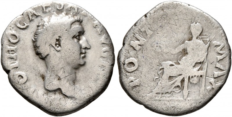 Otho, 69. Denarius (Silver, 18 mm, 3.08 g, 6 h), Rome. [IMP] OTHO CAESAR AVG T[R...
