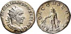 Aemilian, 253. Antoninianus (Silver, 19 mm, 3.75 g, 7 h), Rome. IMP AEMILIANVS PIVS FEL AVG Radiate, draped and cuirassed bust of Aemilian to right, s...