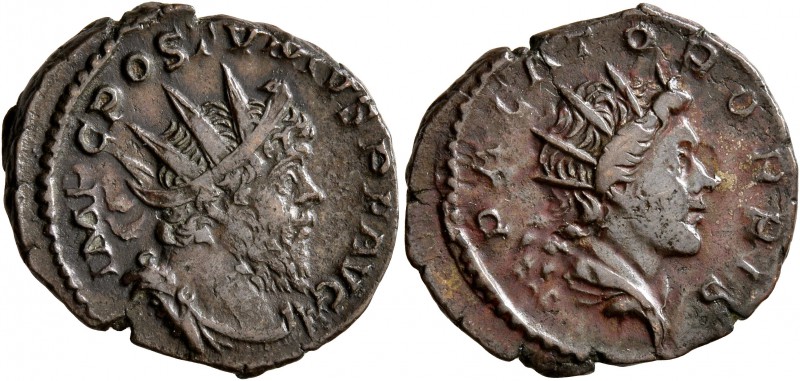 Postumus, Romano-Gallic Emperor, 260-269. Antoninianus (Silvered bronze, 20 mm, ...