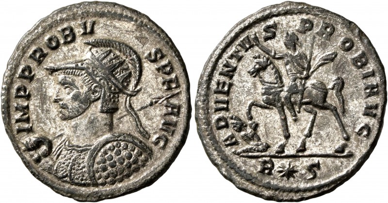 Probus, 276-282. Antoninianus (Silvered bronze, 23 mm, 3.13 g, 6 h), Rome. IMP P...