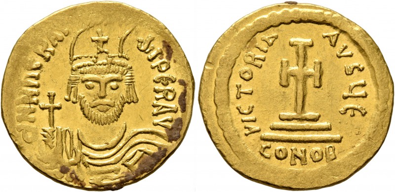 Heraclius, 610-641. Solidus (Gold, 20 mm, 4.49 g, 7 h), Constantinopolis, 610-61...