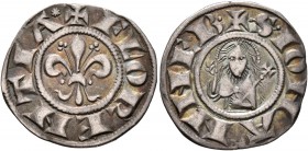 ITALY. Firenze. Repubblica , 1189-1532. Fiorino di stella da 12 denari (Silver, 20 mm, 1.54 g, 9 h). +FLORENTIA* Florentine lily. Rev. +S•IOHANNE•B• N...