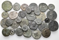 A lot containing 1 silver and 30 bronze coins. Includes: Greek, Roman Provincial and Kushan. About very fine to very fine. LOT SOLD AS IS, NO RETURNS....