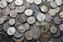 A lot containing 39 silver and 132 bronze coins. Includes: Greek, Roman and Byzantine coins. From an old Swiss collection, formed in the 1960s to earl...