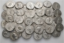 A lot containing 49 silver coins. Includes: Gordian III (11), Philip I (7), Otacilia Severa (1), Philip II (5), Trajan Decius (6), Herennia Etruscilla...