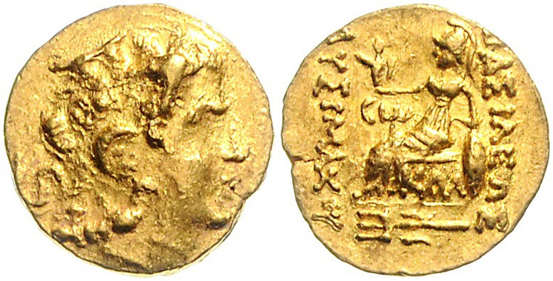 Griechen - Königreich Pontos Mithridates VI. Eupator 120-63 Gold-Stater Kallatis...