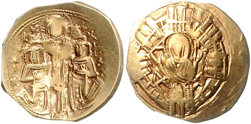 Byzanz Andronicus II. und Michael IX. 1295-1320 Hyperpyron 1295/1305 Konstantino...