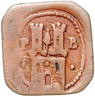 Bamberg - Chorherrenstift Kupfermarke o.J. einseitig, klippenförmig. Slg. Peus vgl. 398/2014. Neum. vgl. 6817 (rund). 
sehr selten f.ss