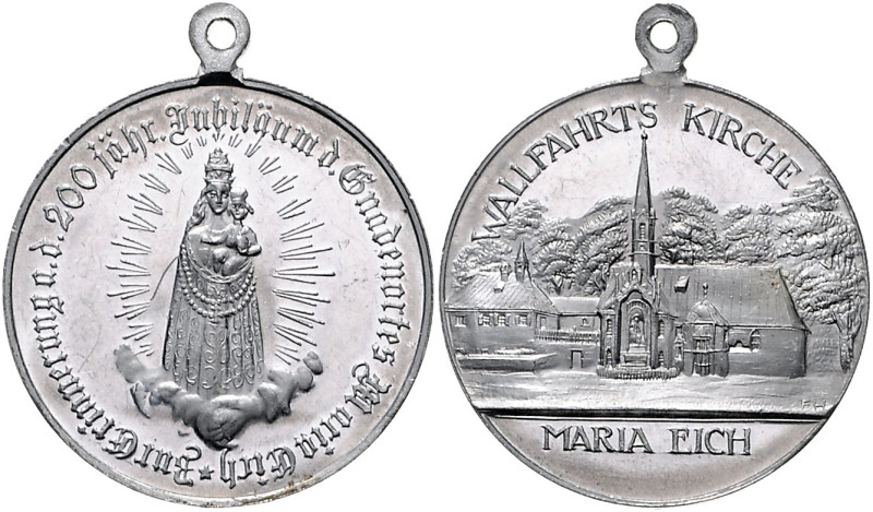 Bayern - München Aluminium-Medaille o.J. (v. Hörnlein) auf das 200-jährige Jubil...