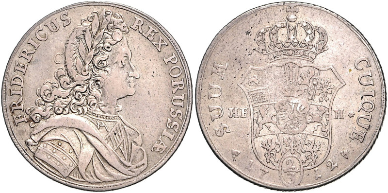Brandenburg in den Marken - Preussen Friedrich I. 1701-1713 Gulden 1712 HF-H Mag...