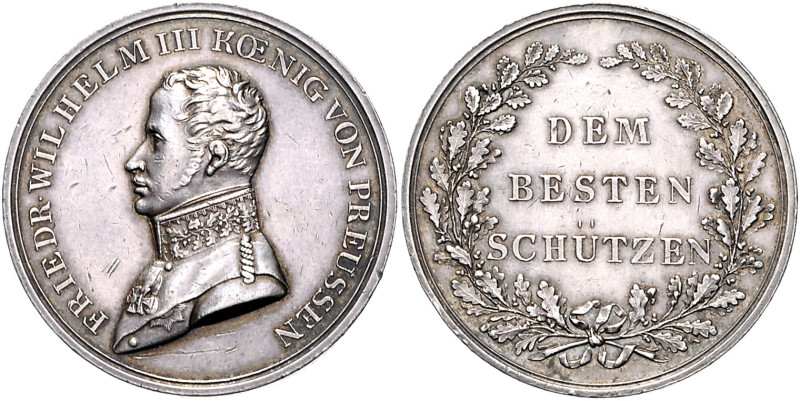 Brandenburg in den Marken - Preussen Friedrich Wilhelm III. 1797-1840 Silbermeda...