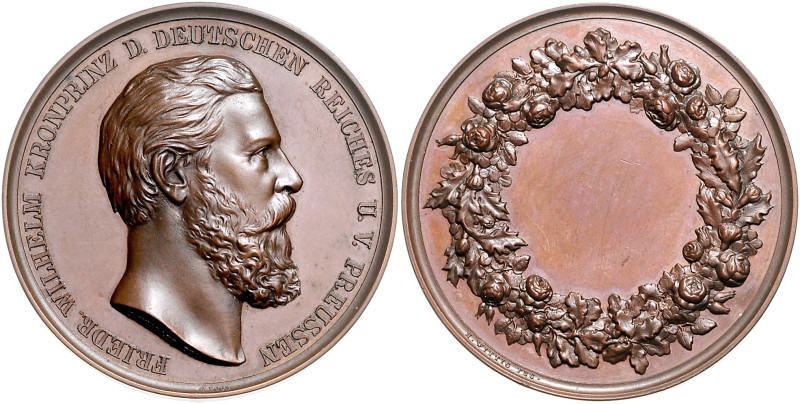 Brandenburg in den Marken - Preussen Friedrich III. 1888-1888 Bronzemedaille o.J...