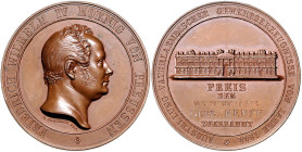 Brandenburg in den Marken - Preussen - Berlin Bronzemedaille 1844 (v. Loos/Pfeuffer) Prämie der Gewerbeausstellung, verliehen an: Weingeschäfte Gebr. ...
