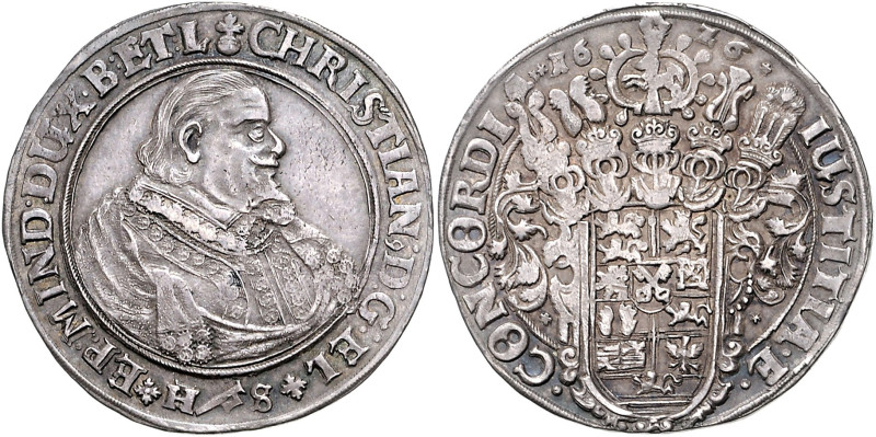 Braunschweig und Lüneburg - Lüneburg-Celle Christian der Ältere 1611-1633 Taler ...