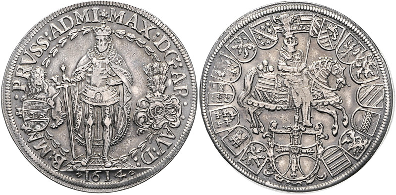 Deutscher Orden Maximilian I. Erzherzog von Österreich 1590-1618 Doppeltaler 161...