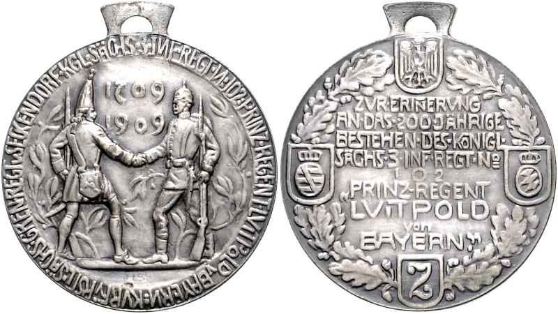 Sachsen - Kurfürstentum, ab 1806 Königreich Friedrich August III. 1904-1918 Vers...