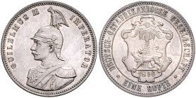 Deutsch-Ostafrika 1 Rupie 1890 J. N713. 
 vz-st