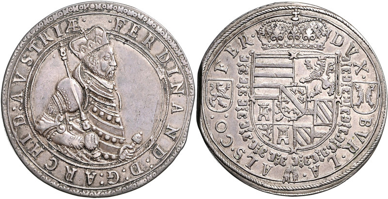 RDR - Österreich Erzherzog Ferdinand 1564-1595 Doppeltaler o.J. Ensisheim Dav. 8...