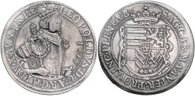 RDR - Österreich Erzherzog Leopold 1618-1632 Taler 1629 Ensisheim Dav. 3353. Voglh. 181. 
Rs: kl. Stf. f.ss