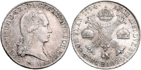 RDR - Österreich Franz II./ I. 1792-1835 Kronentaler 1794 M - Mailand Her. 489. Jaeckel 134b. Dav. 1390. 
 ss