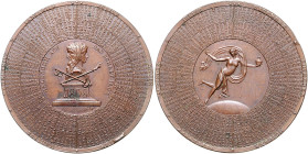 RDR - Österreich Franz II./ I. 1792-1835 Bronzemedaille 1808 (v. Guillemard) Kalendermedaille. Slg. Mont. 2353. 
kl. Rf. u. Stf. 49,1mm 29,5g vz