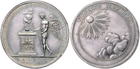 RDR - Österreich Franz II./ I. 1792-1835 Silbermedaille 1817 (v. Wurschbauer) auf den Besuch des Kaiserpaares in Siebenbürgen. Slg. Mont. 2466. Slg. J...